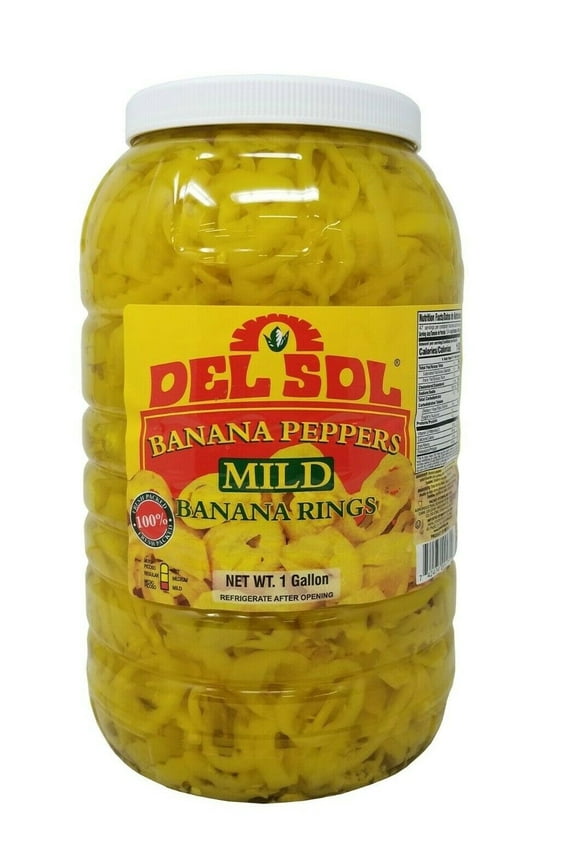 Banana Peppers Mild Banana Rings 1 Gallon