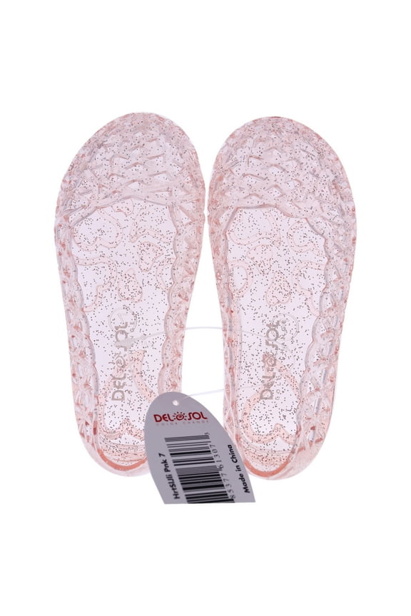 Color-Changing Jelly Shoes - Princess Slipper - Changes Color from Clear to Pink in The Sun - Sturdy and Stylish, Made from USA Certified PVC - Kids 7