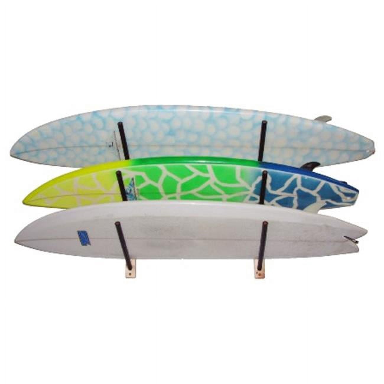 Del Sol Racks SRFBA3 Surfboard Storage Rack 3 Space 30-Degree Angle ...
