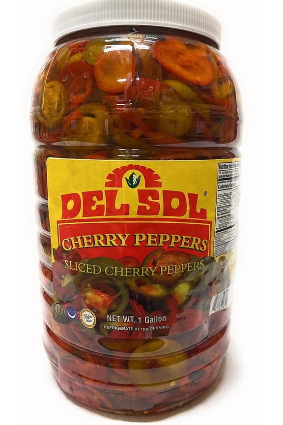 Sliced Cherry Peppers | Kosher | 1 Gallon