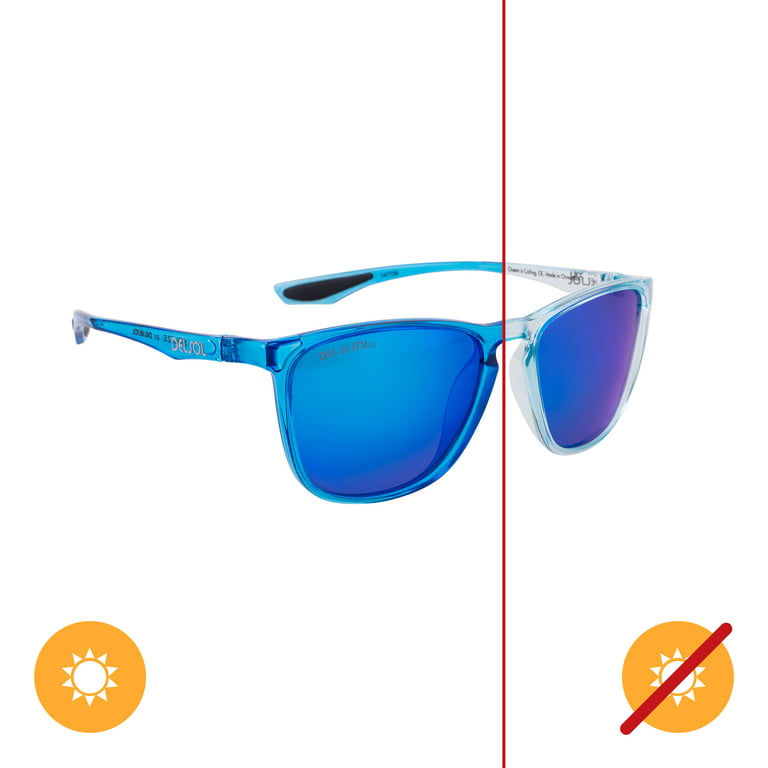 Del Sol Solize Ocean Is Calling - Light Blue-Blue for unisex 1 PC Sunglasses