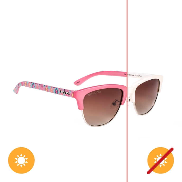 SOL★ Del Sol Solize Color-Changing Sunglasses For Women - One Love