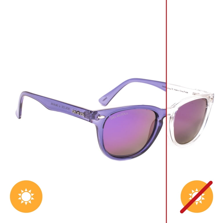 Del Sol Solize Color-Changing Unisex Sunglasses - Good day