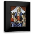 thumbnail image 1 of Del Verrocchio, Andrea 14x18 Black Modern Framed Museum Art Print Titled - Madonna and Child With Saints, 1 of 5