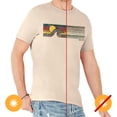 thumbnail image 1 of DelSol Men Crew Tee - Grey T-Shirt - Sunset Wave, 1 of 3