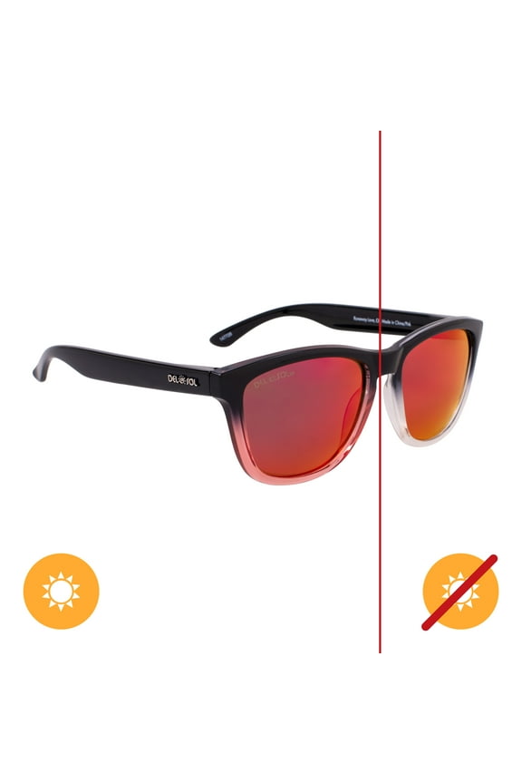 DelSol Solize Runaway Love for Unisex - Black and Clear to Pink