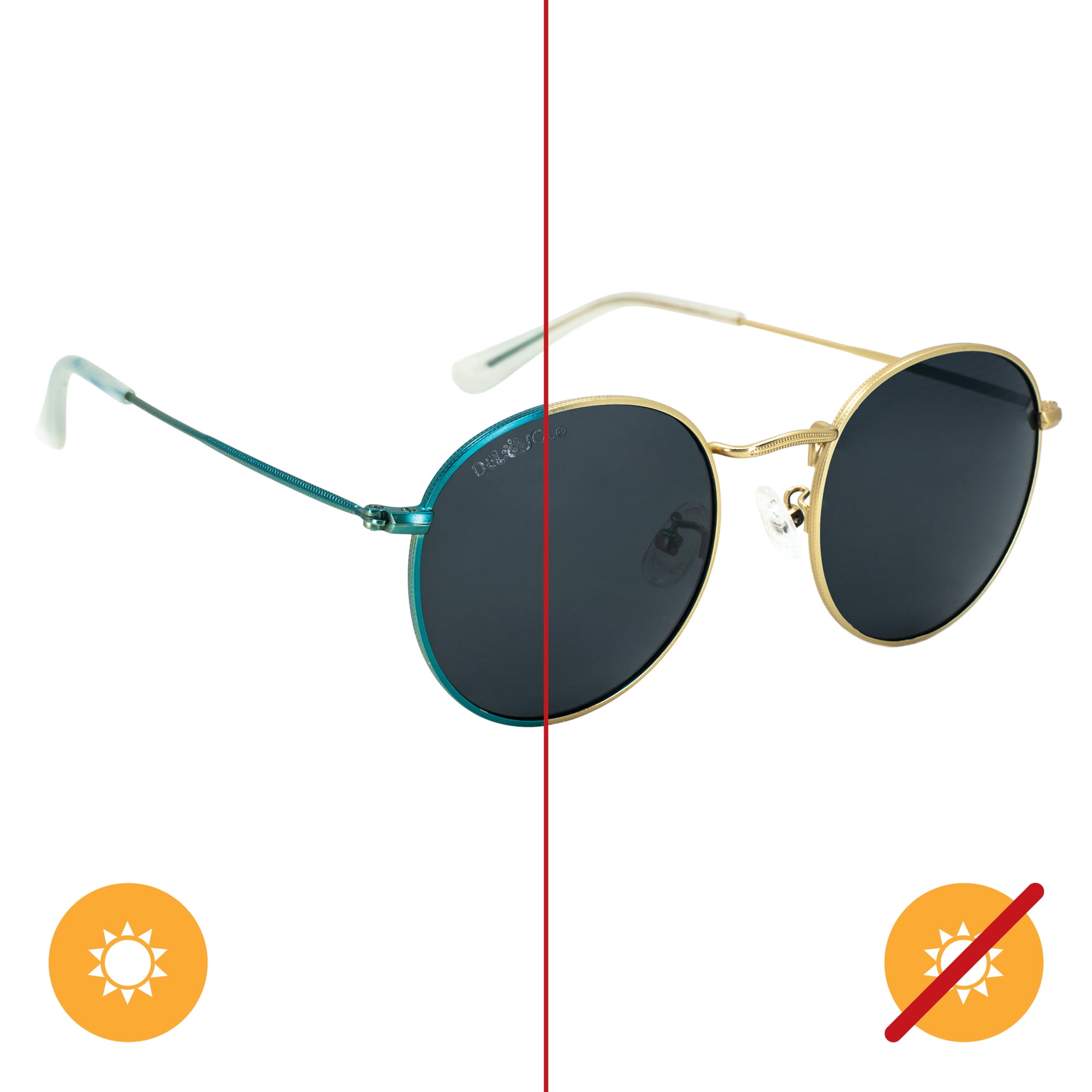 Del Sol Solize Color-Changing Unisex Sunglasses - Nowhere to Run 