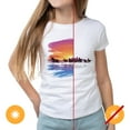 thumbnail image 1 of DelSol Women Crew Tee - White T-Shirt - Wild Horse, 1 of 3