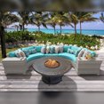 thumbnail image 1 of FAIRMONT-06i-ARUBA Fairmont 6 Piece Outdoor Wicker Patio Furniture Set 06i with 2 Covers: Beige and Aruba, 1 of 2