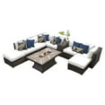 thumbnail image 1 of TK Classics Venice 10 Piece Outdoor Wicker Patio Furniture Set 10g, 1 of 2