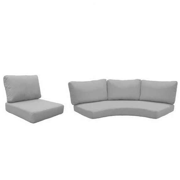 Delacora Tkc-Cushions-Florence-08I Florence 6 Piece Polyester Filled Outdoor Cus