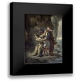 thumbnail image 1 of Delacroix, Eugene 12x14 Black Modern Framed Museum Art Print Titled - La Fiancee DAbydos, 1 of 5