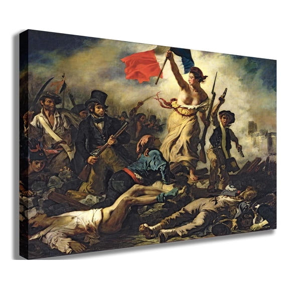 Delacroix "Liberty Leading the People" (1830) Canvas Print