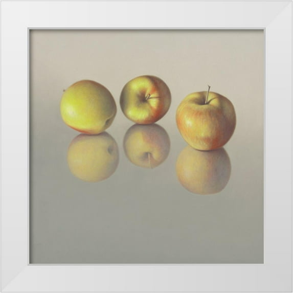 Delaer 12x12 White Modern Wood Framed Museum Art Print Titled - IIDK1258