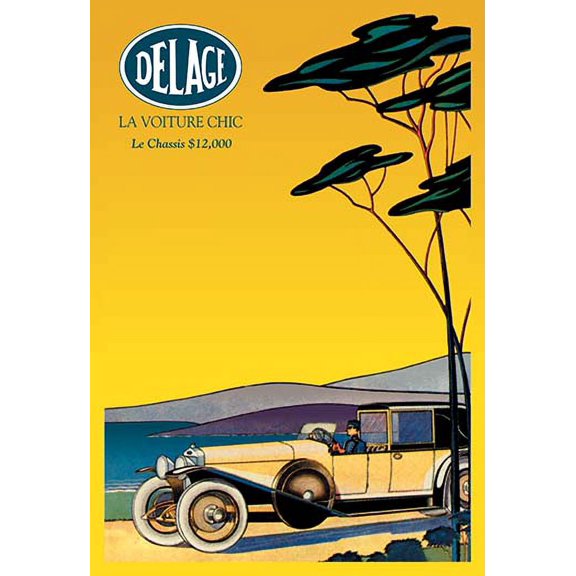 Delage - Out for a Drive Museum quality giclee print canvas wrap(20" x 30")