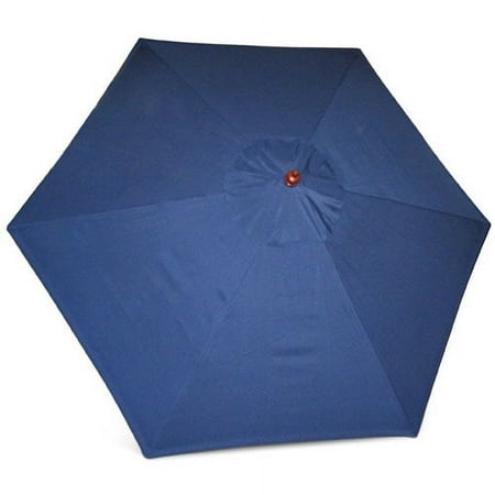 Delahey Coastal Blue 9' Market Umbrella, Solid