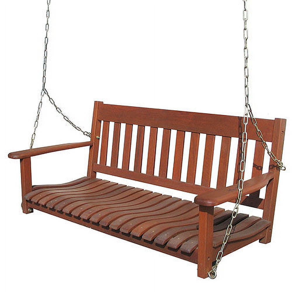 Delahey Wooden Porch Swing