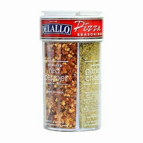 Delallo 3.2 oz 4-Varieties Pizza Seasoning - Pack of 12