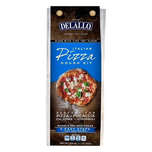 Delallo Foods Dough Kit Italian Pizza 17.6 Oz
