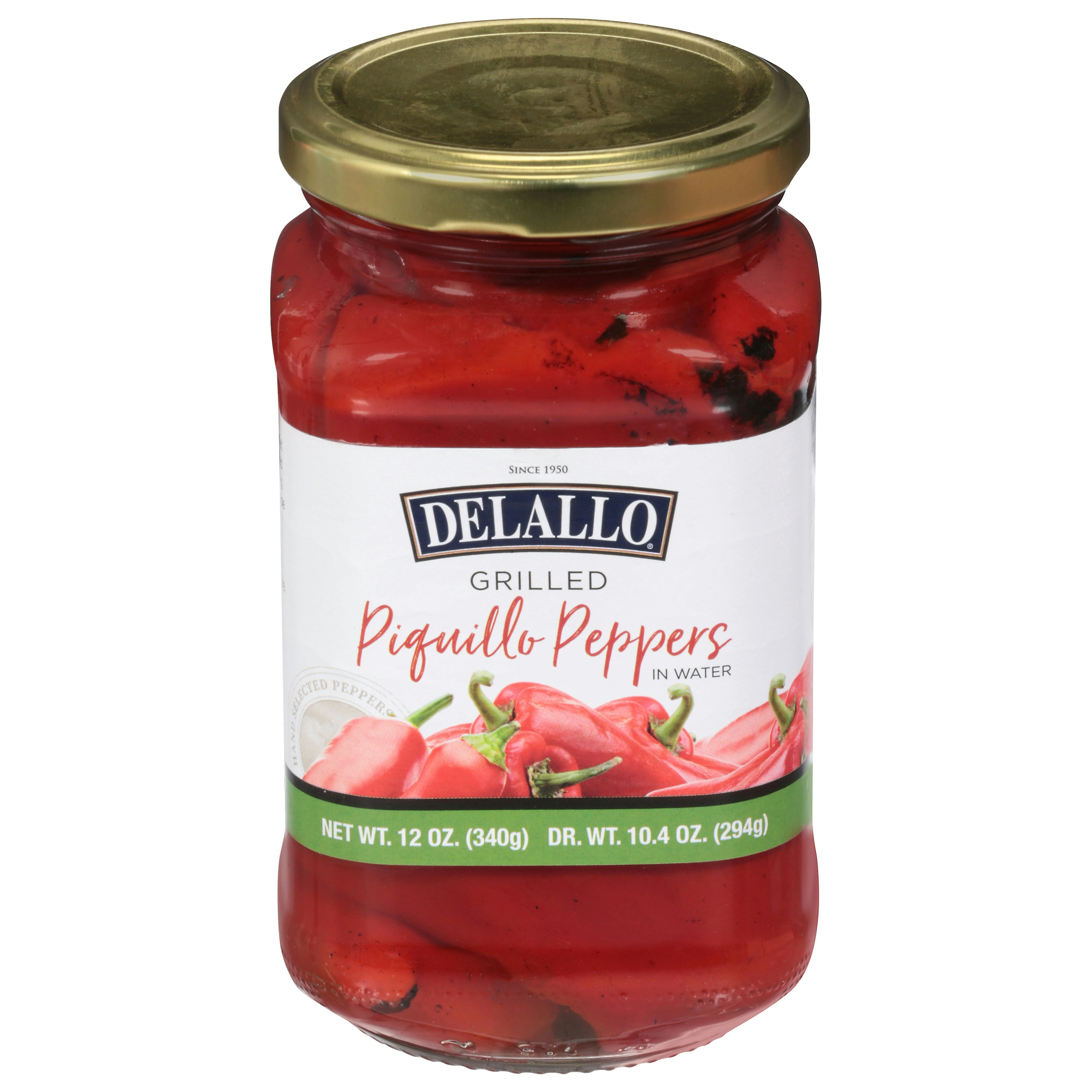 Delallo Grilled Piquillo Peppers 12 oz (Pack Of 12)