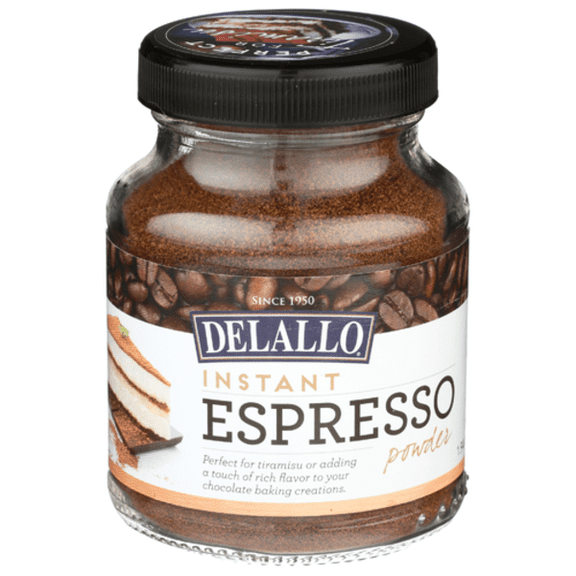 Delallo Instant Espresso Powder 1.94 oz - Pack of 2