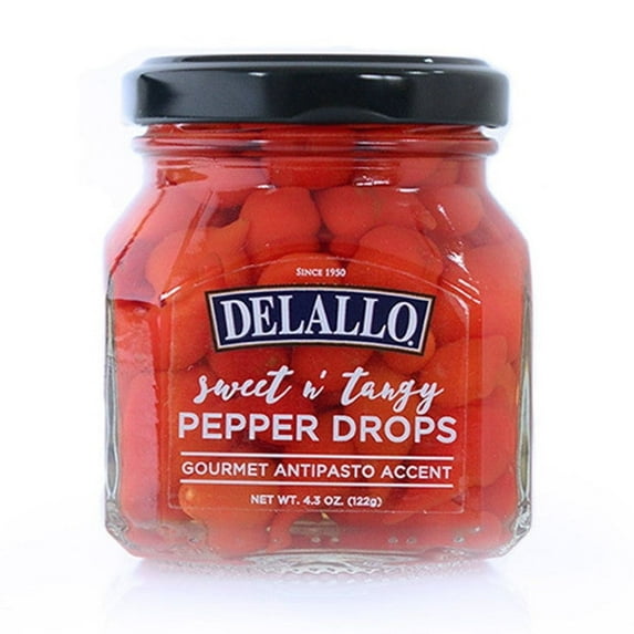 DeLallo Sweet n' Tangy Pepper Drops 4.3 oz