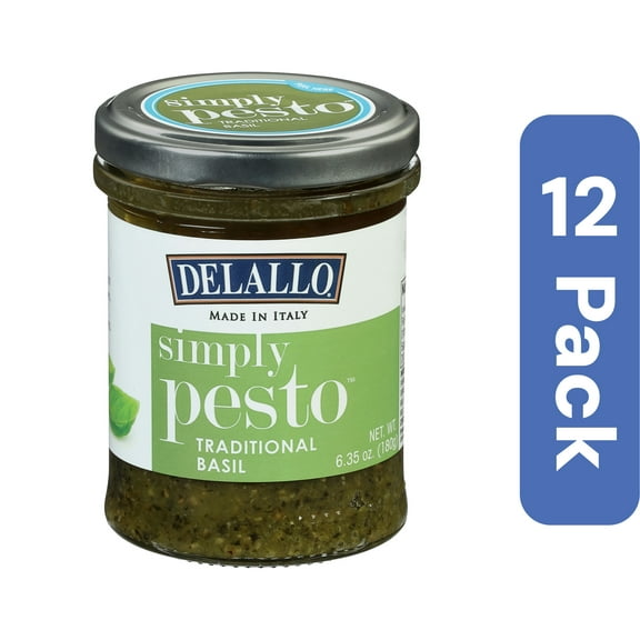 Delallo Olive Oil Pesto 6.35 oz (Pack of 12)