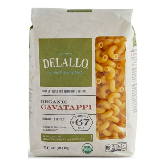Organic Cavatappi Pasta, 1lb, Pack of 8