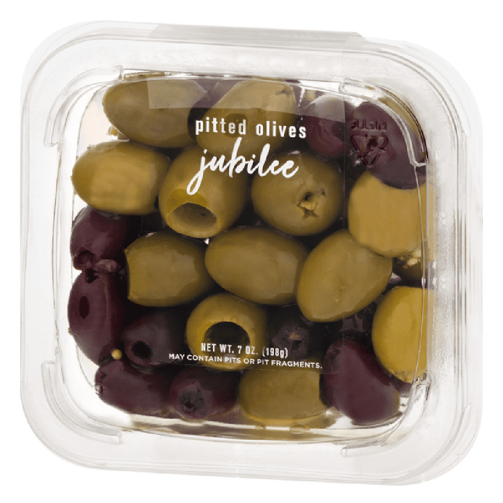 Delallo Pitted Olives Jubilee, 7oz (pack of 12)