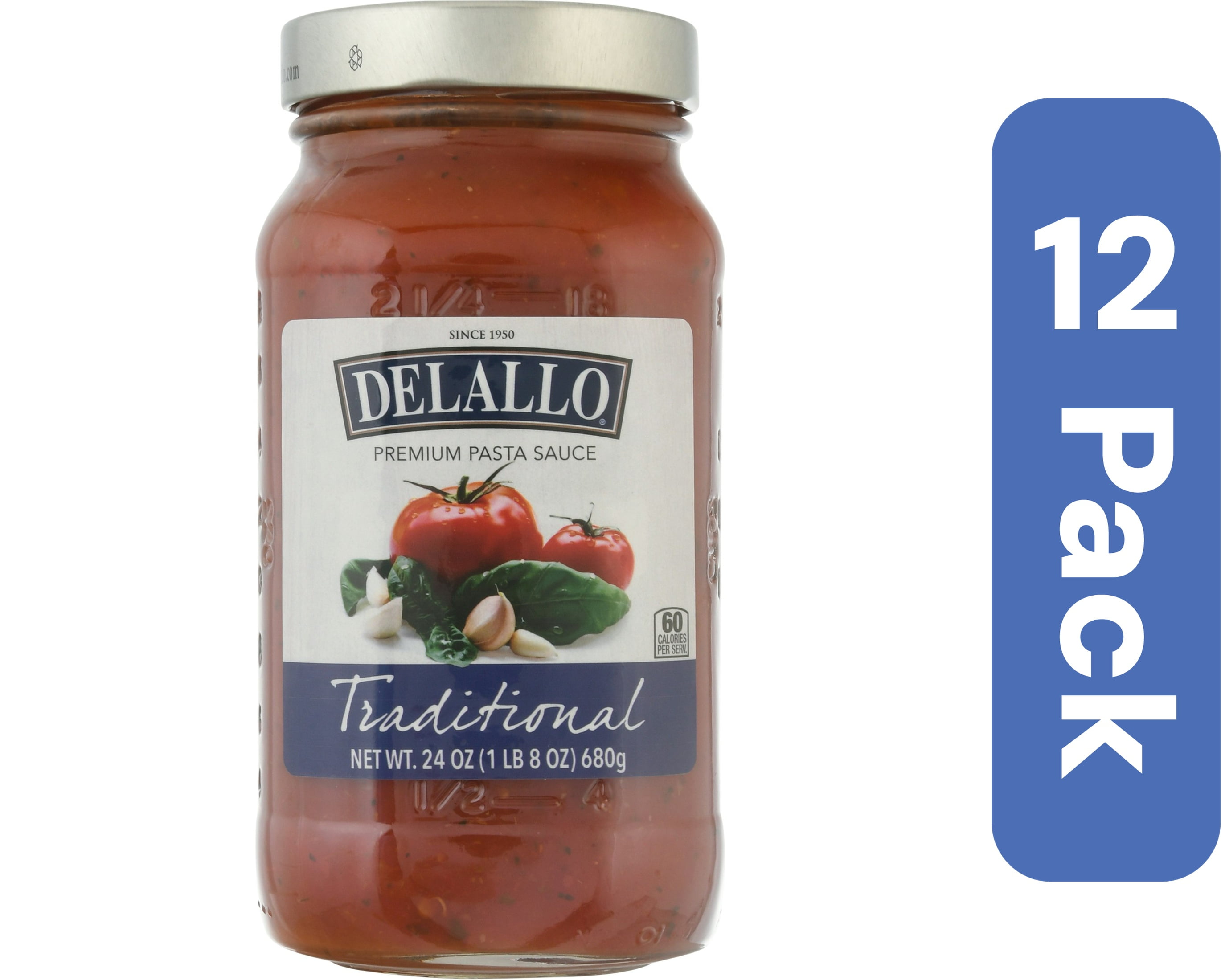 Delallo Traditional Spaghetti Sauce 24 oz (Pack Of 12) - Walmart.com