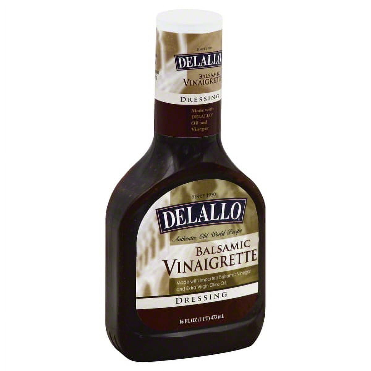 Delallo Vinaigrette Dressing Balsamic, 16.0 FL OZ