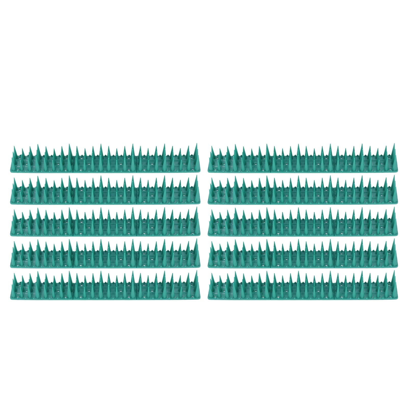 Delaman 10PCS Bird Spike, 36CM Bird Deterrent Spike Plastic Cat Repellent Spike Anti Theft Wall