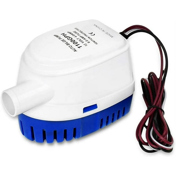 Delaman 1100GPH Automatic Submersible Boat Bilge Water Pump with Float Switch for Boat