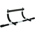 thumbnail image 1 of Iron Gym Pull Up Bars - Total Upper Body Workout Bar for Doorway, Adjustable Width Locking, No Screws Portable Door Frame Horizontal Chin-up Bar, Fitness Exercise & Training Equipment for Home, 1 of 5