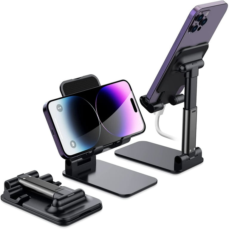Tablet and Phone Stand, Desktop Stand, Black Tablet and Phone Stand, Desktop Stand, Black
