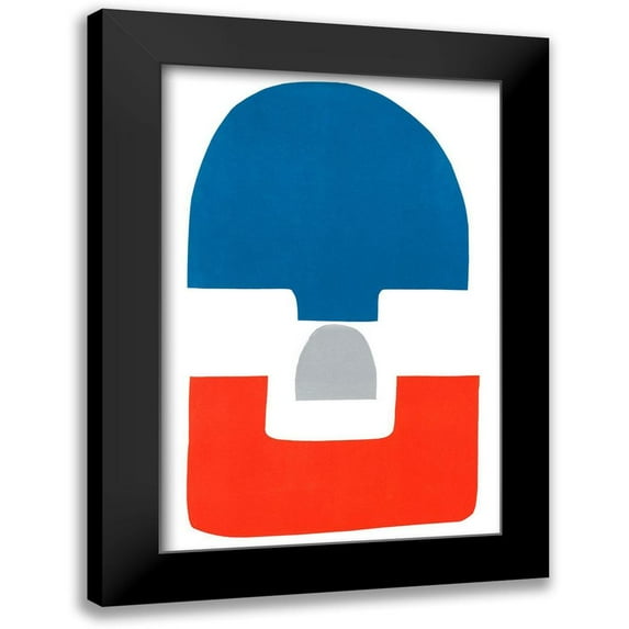 Delamater, Rob 11x14 Black Modern Framed Museum Art Print Titled - Primary Arches V