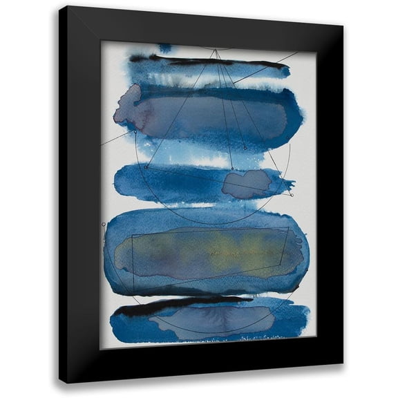 Delamater, Rob 12x14 Black Modern Framed Museum Art Print Titled - Storm Constellation I