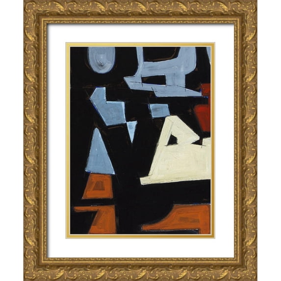 Delamater, Rob 12x14 Gold Ornate Wood Framed with Double Matting Museum Art Print Titled - Segovia I