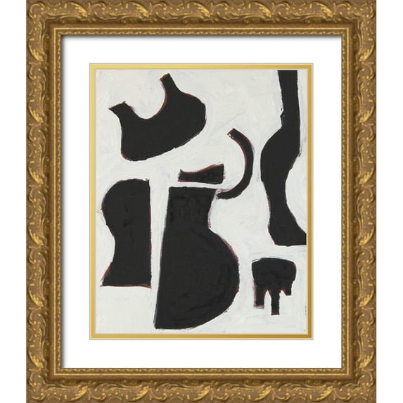 Delamater, Rob 12x14 Gold Ornate Wood Framed with Double Matting Museum Art Print Titled - Six String III