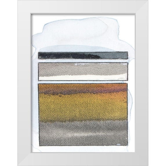 Delamater, Rob 12x14 White Modern Wood Framed Museum Art Print Titled - Pacific Horizon IX