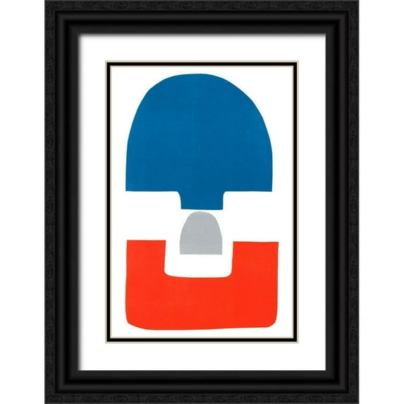 Delamater, Rob 13x18 Black Ornate Wood Framed with Double Matting Museum Art Print Titled - Primary Arches V
