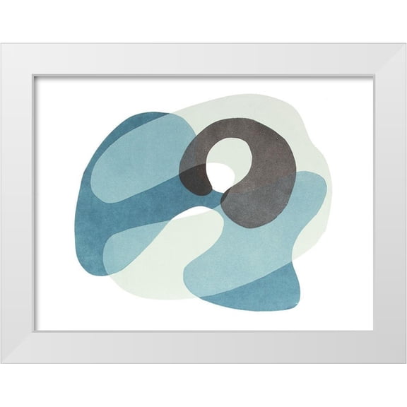 Delamater, Rob 14x12 White Modern Wood Framed Museum Art Print Titled - Homage to Eames II