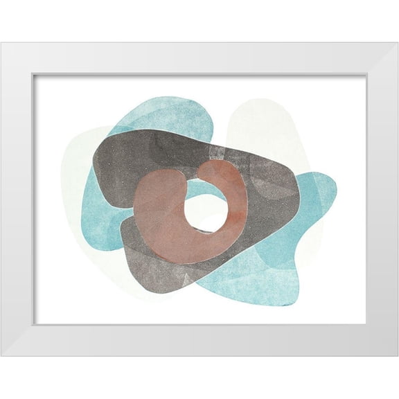 Delamater, Rob 14x12 White Modern Wood Framed Museum Art Print Titled - Homage to Eames V