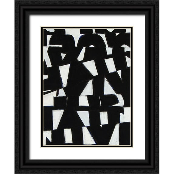 Delamater, Rob 15x18 Black Ornate Wood Framed with Double Matting Museum Art Print Titled - Native Gold I