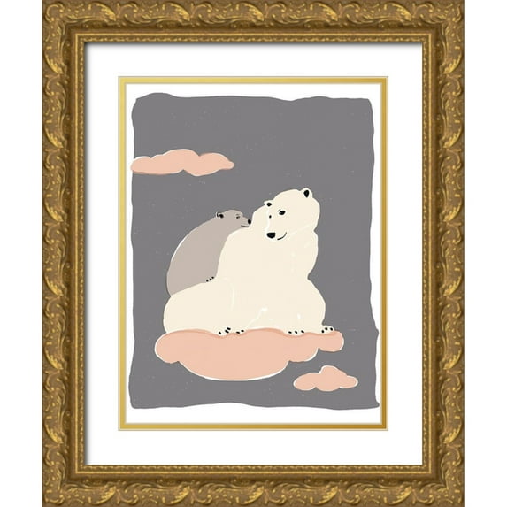 Delamater, Rob 15x18 Gold Ornate Wood Framed with Double Matting Museum Art Print Titled - Dreamers III