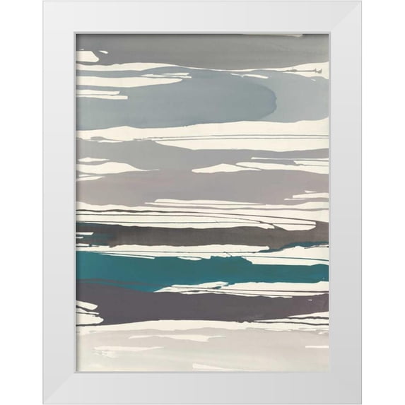 Delamater, Rob 15x18 White Modern Wood Framed Museum Art Print Titled - Watching for Sea and Sky
