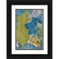 thumbnail image 1 of Delamater, Rob 17x24 Black Ornate Wood Framed with Double Matting Museum Art Print Titled - French Village II, 1 of 4