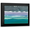 thumbnail image 1 of Delamater, Rob 18x15 Black Modern Framed Museum Art Print Titled - Emerald Horizon at Sea Ranch, 1 of 5