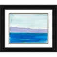 thumbnail image 1 of Delamater, Rob 18x15 Black Ornate Wood Framed with Double Matting Museum Art Print Titled - Cobalt Sea, 1 of 4