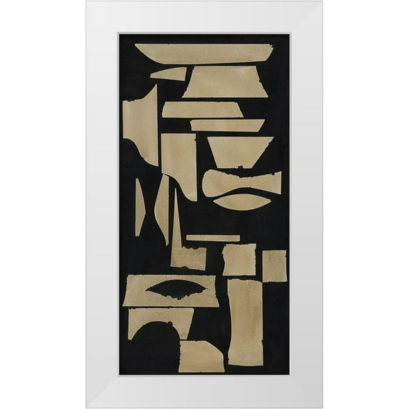 Delamater, Rob 18x32 White Modern Wood Framed Museum Art Print Titled - Finial III